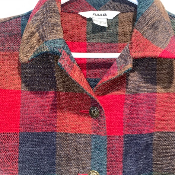 Vintage Alia plaid coat - Picture 2 of 5